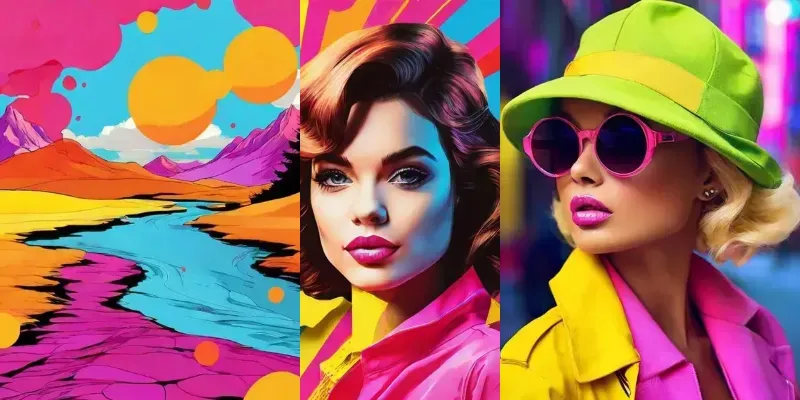 Pop Art Photography Generetors generated by undefined