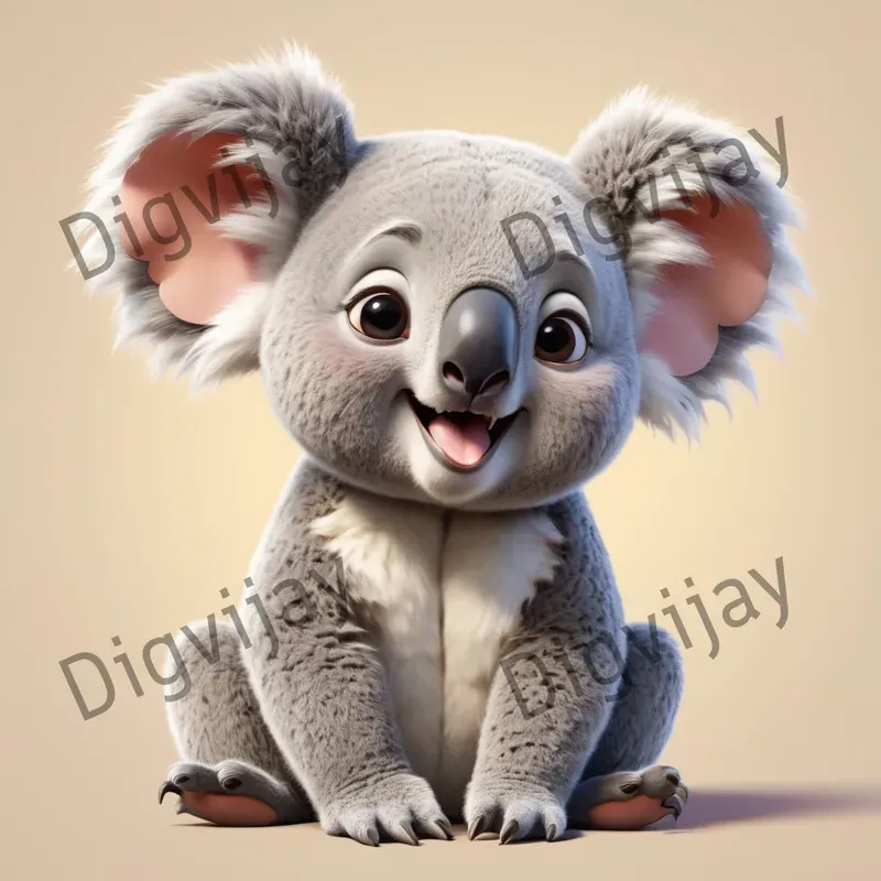 Charming Pixarstyle Animal Caricatures