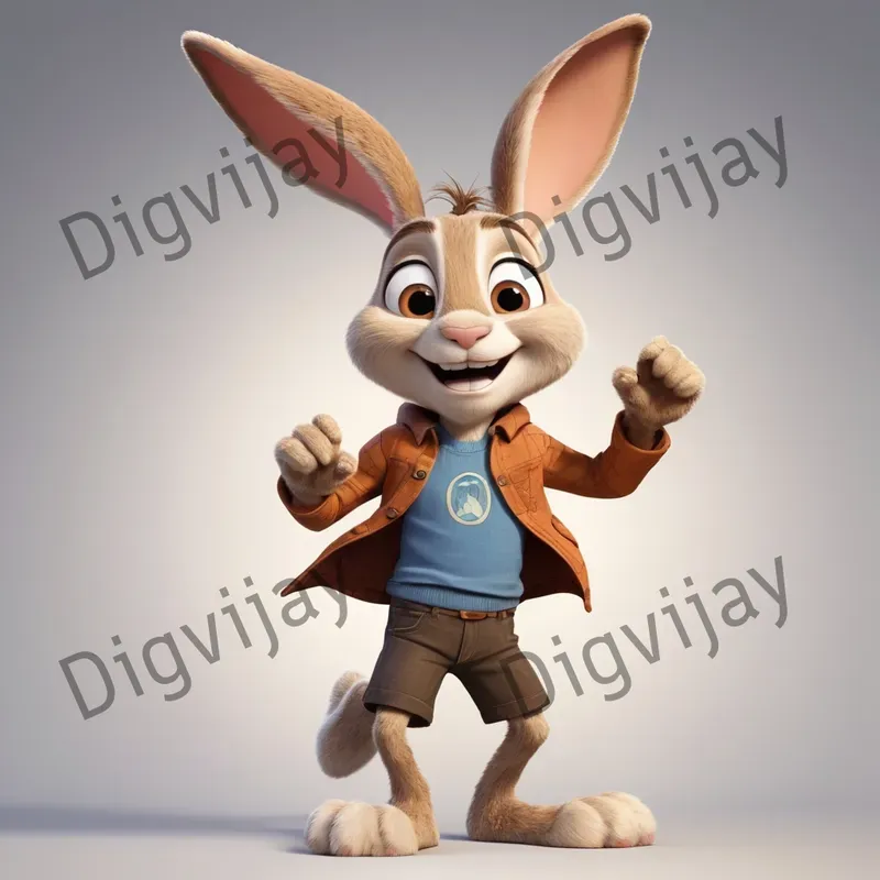 Charming Pixarstyle Animal Caricatures