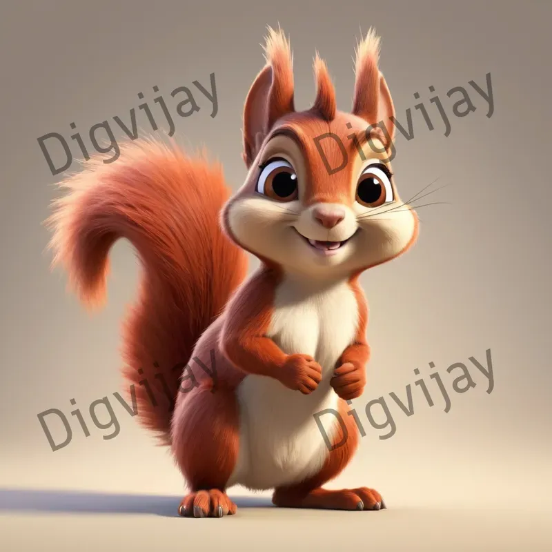 Charming Pixarstyle Animal Caricatures