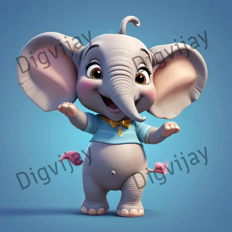 Charming Pixarstyle Animal Caricatures