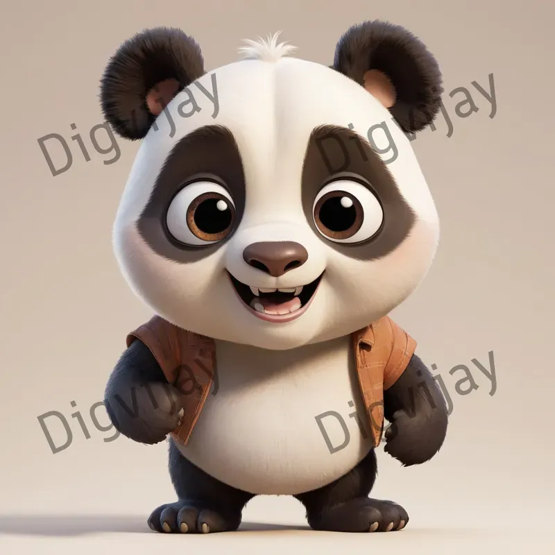 Charming Pixarstyle Animal Caricatures