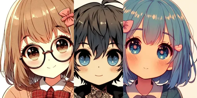 Cute Anime Close Ups generated by undefined