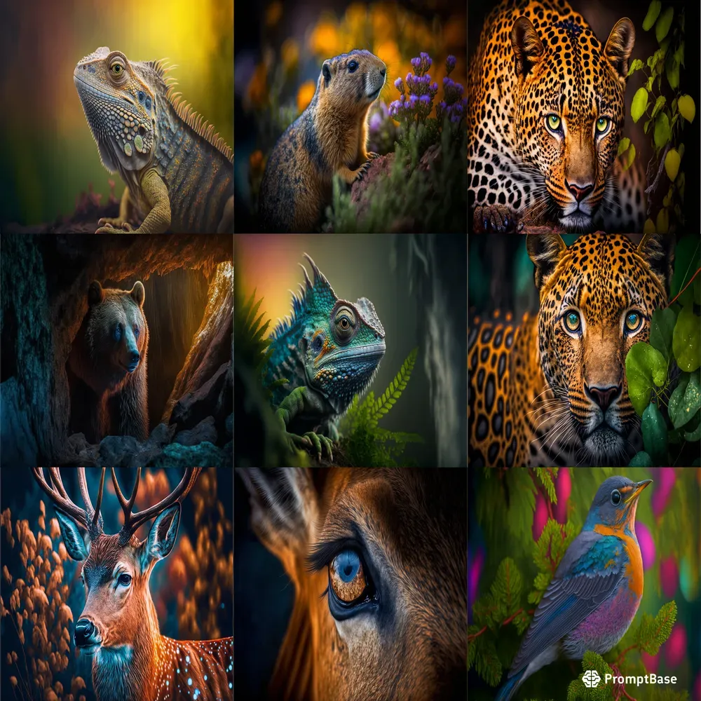 Photorealistic Wild Animals
