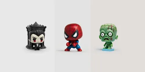 Funko Pop Style Characters generated by midjourney