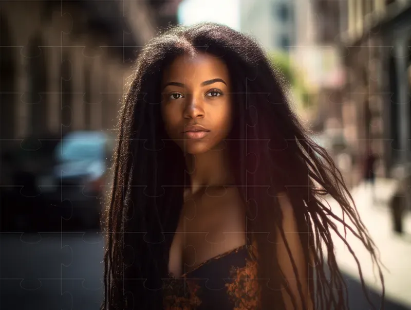 Photorealistic Beautiful Street Portraits