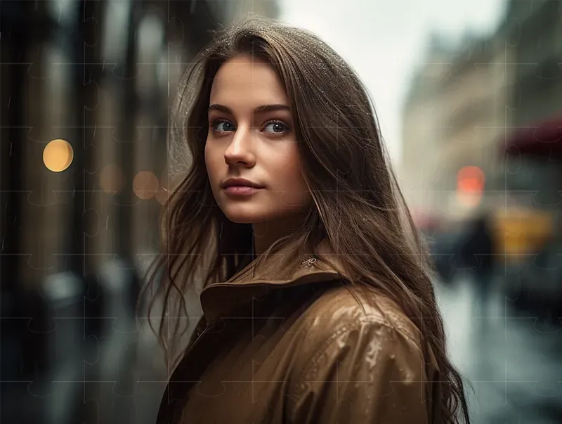 Photorealistic Beautiful Street Portraits