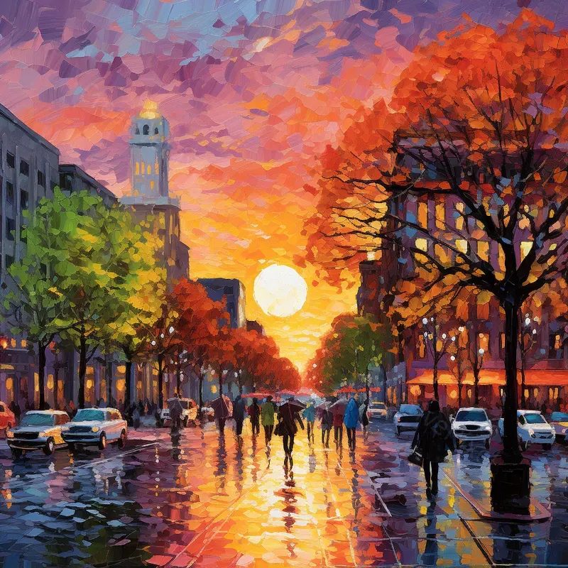 Modern Impressionist Style Paintings