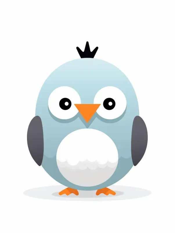 Cute 2D Cartoon Animal Illustrations
