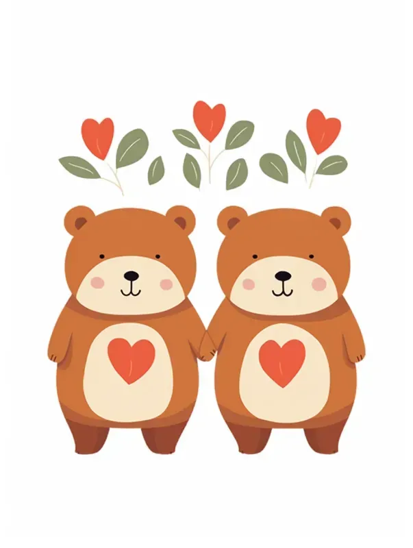 Cute 2D Cartoon Animal Illustrations