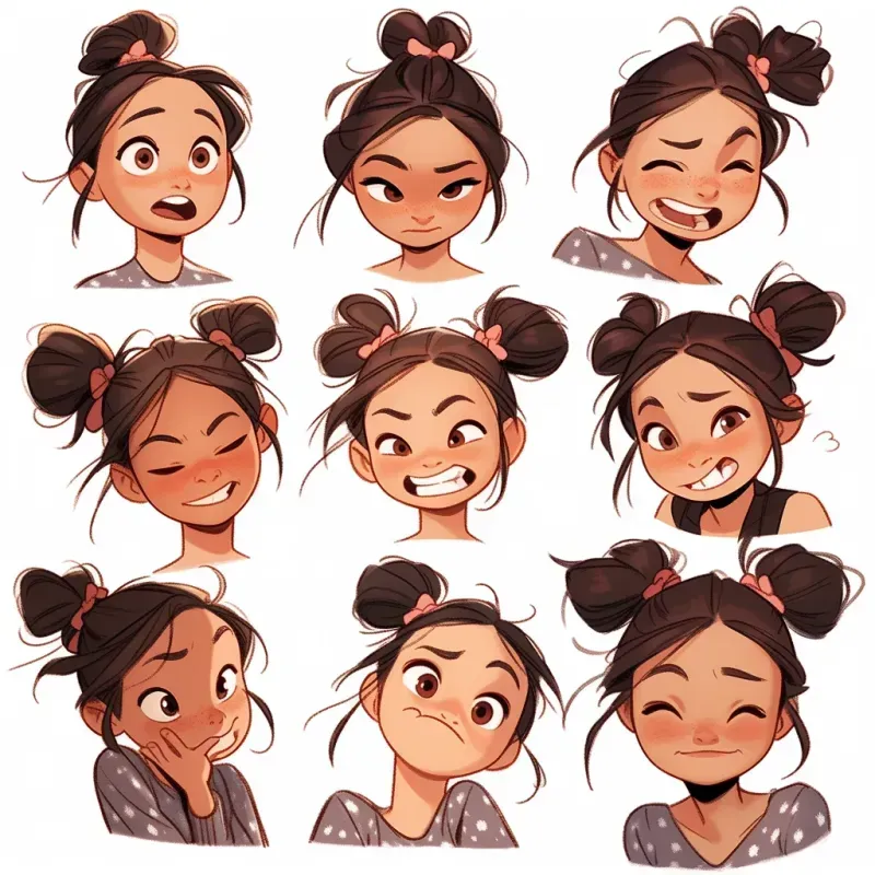Emoticon Character Sheets And Stickers