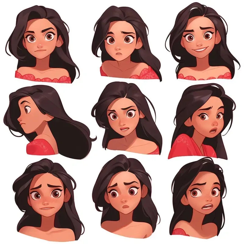 Emoticon Character Sheets And Stickers