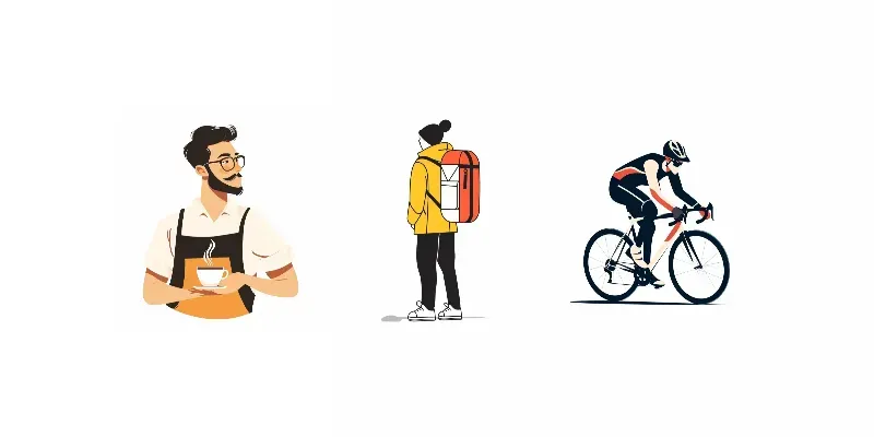 Minimalist Flat Vector Illustrations generated by undefined