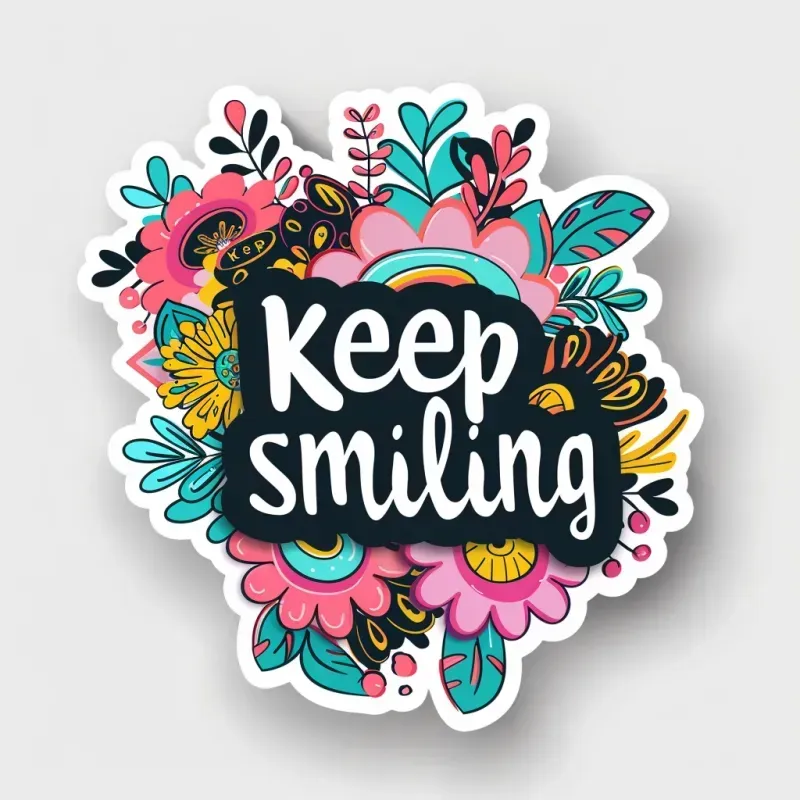 Inspirational Stickers With Custom Text