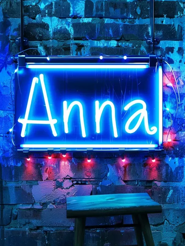 Custom Name Neon Sign Photo Wall Art