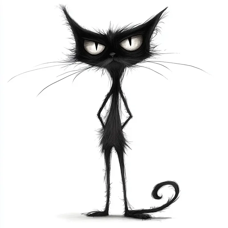 Tim Burton Gothic Quirky Illustrations