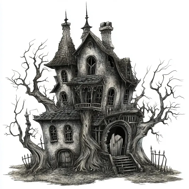 Tim Burton Gothic Quirky Illustrations
