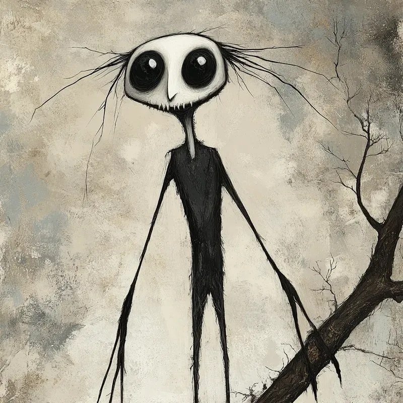 Tim Burton Gothic Quirky Illustrations