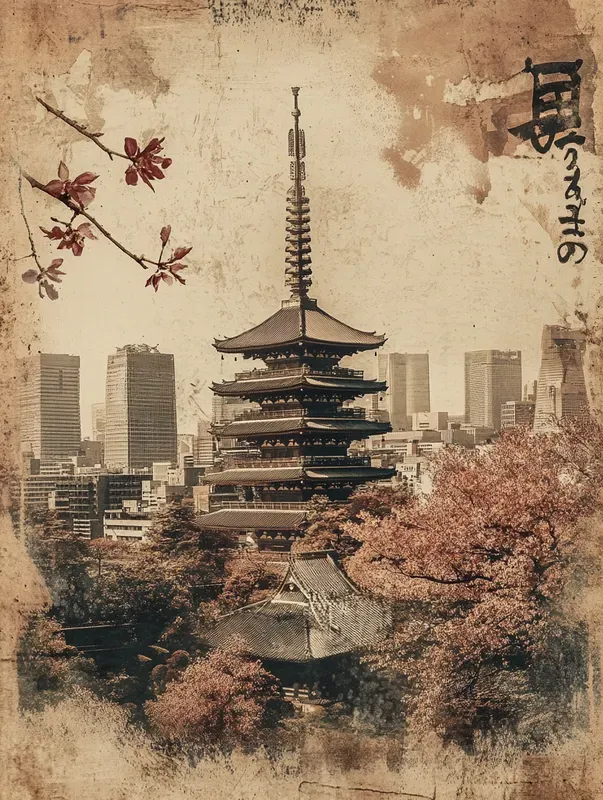 Vintage Collage Travel Posters Wall Art