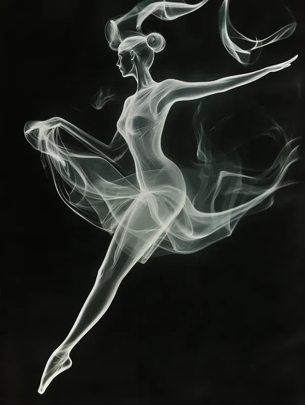 Ethereal Smoke Wall Art Print Home Decor