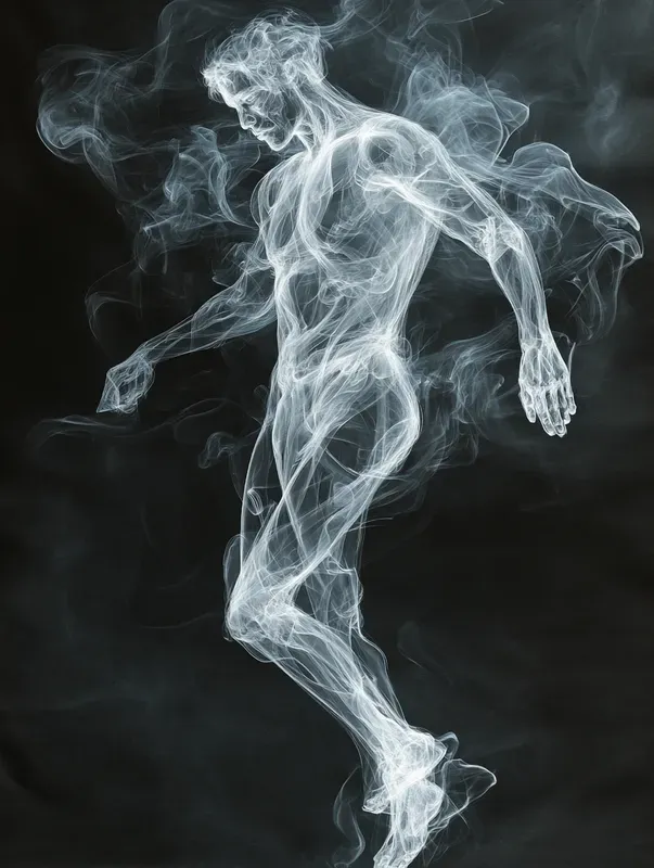 Ethereal Smoke Wall Art Print Home Decor