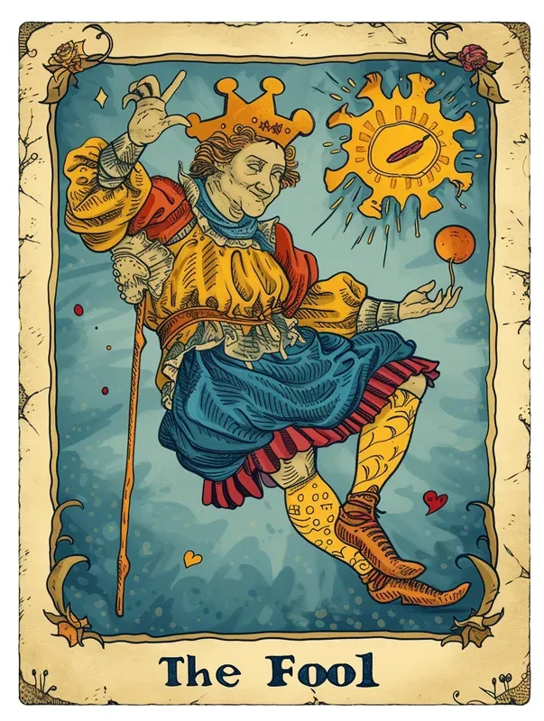 Cartoon Tarot Cards