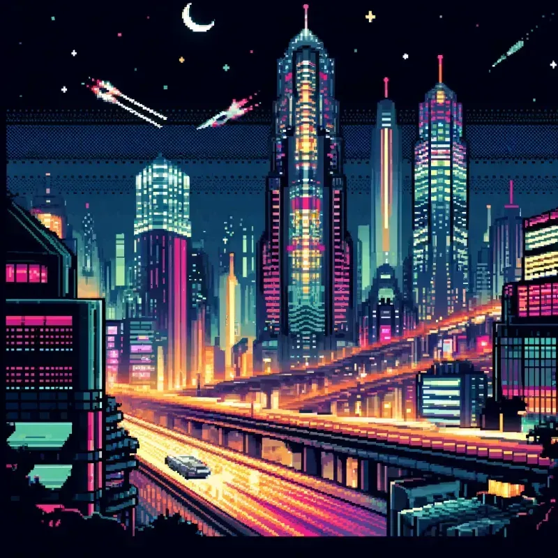 8 Bit Retro Art