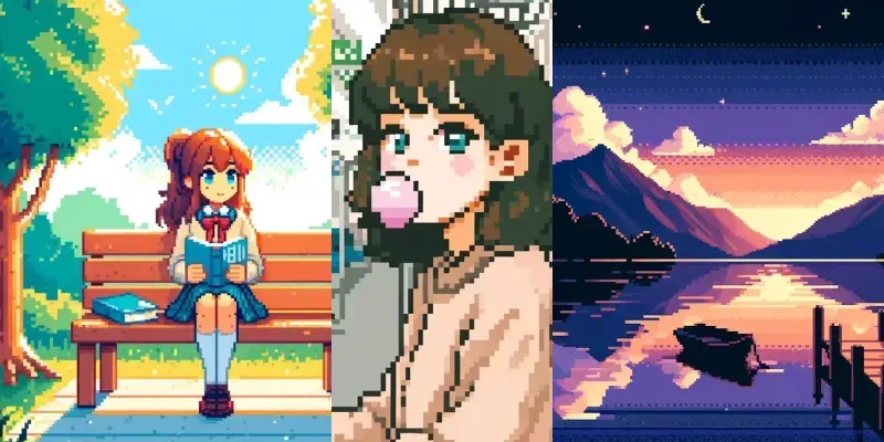 8 Bit Retro Art generated by undefined