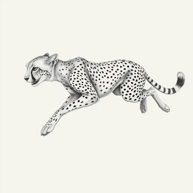 Pencil Animal Illustrations