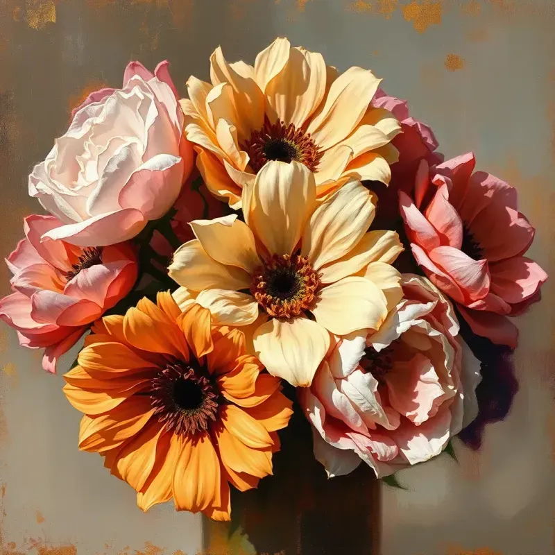 Objects And Lansdscapes Oil Paintings