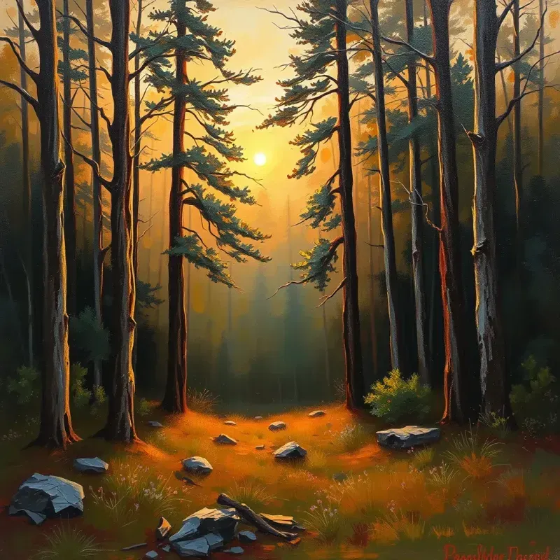 Objects And Lansdscapes Oil Paintings
