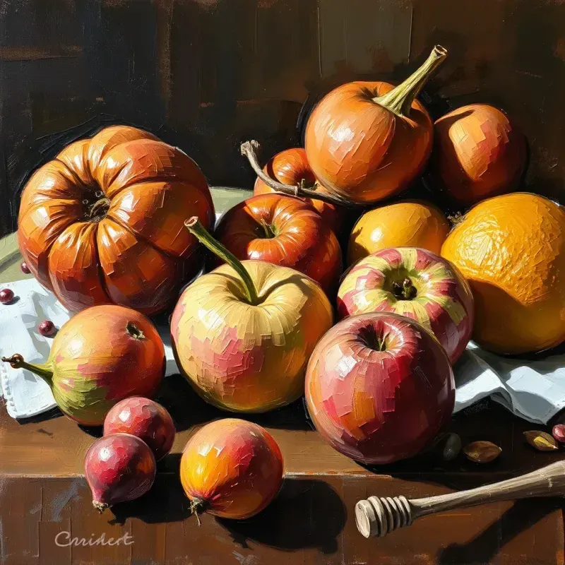 Objects And Lansdscapes Oil Paintings