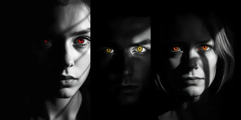 Deep Gazes Through The Darkness generated by undefined