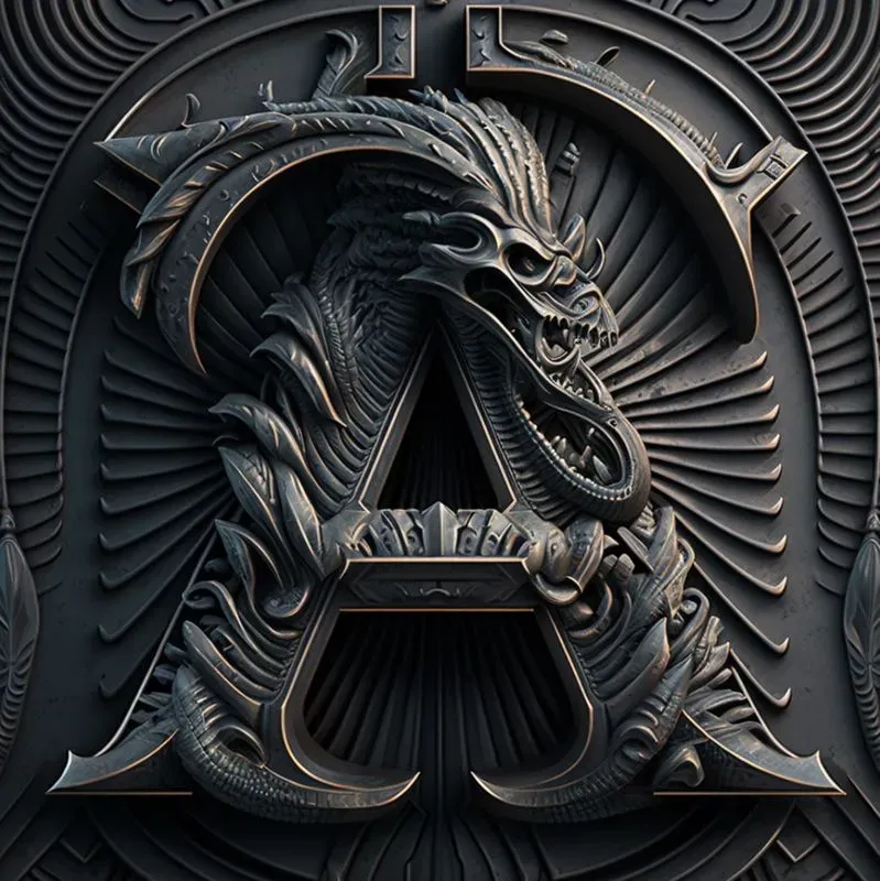 Stunning Alien Letters