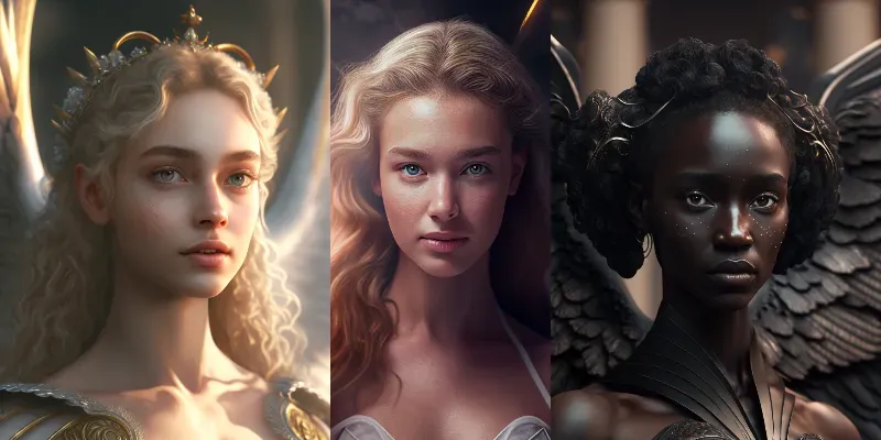 Beautiful Angels generated by undefined