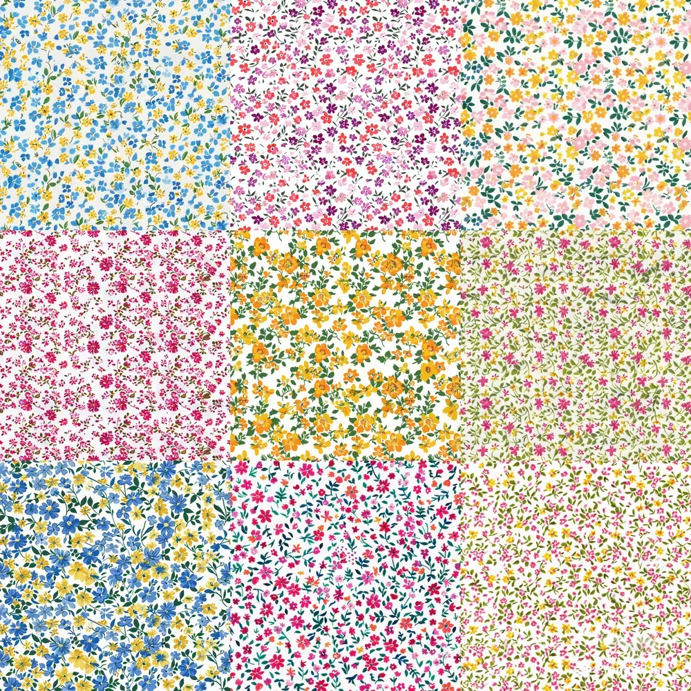 Seamless Vintage Small Flower Patterns