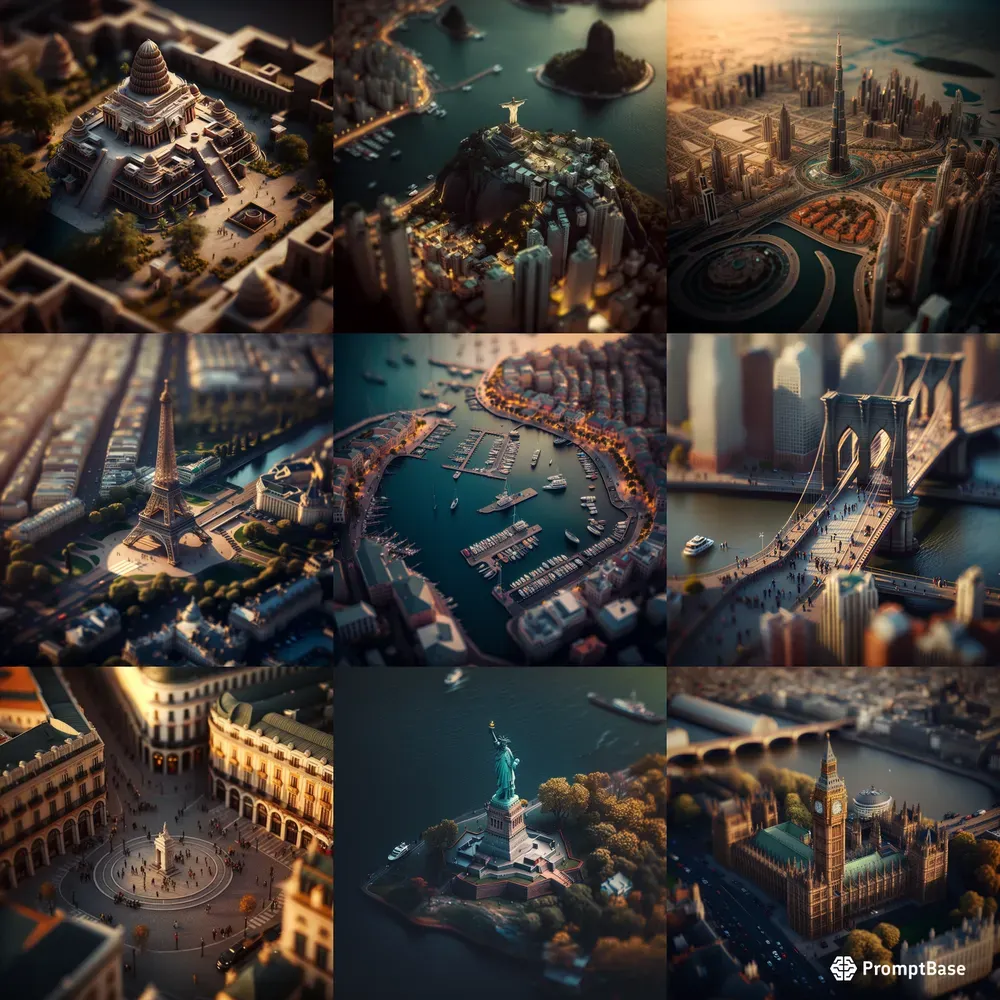 Miniature City Photographs