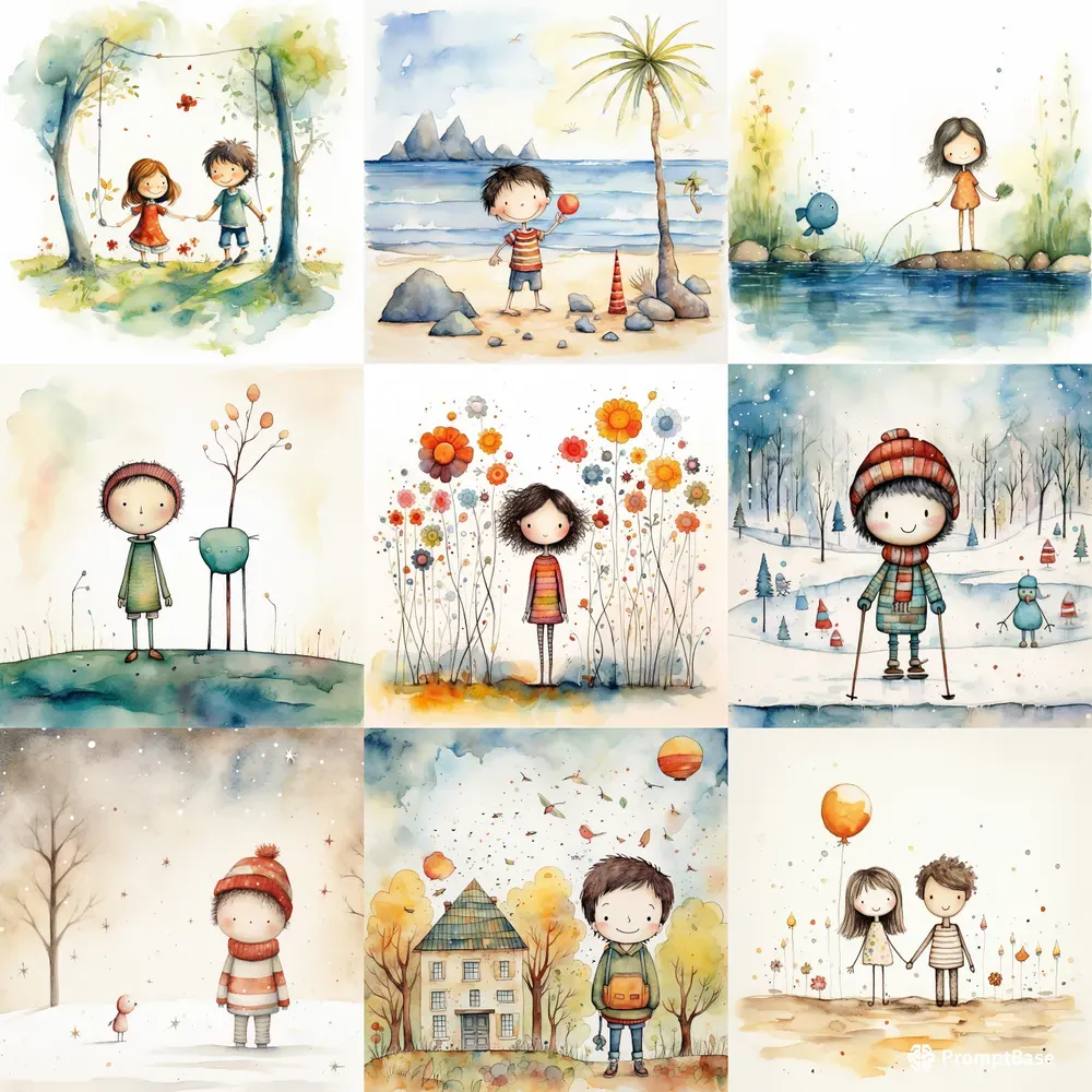 Watercolor Illustrations