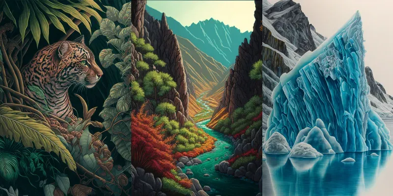 Stylized Colored Pencil Art generated by undefined