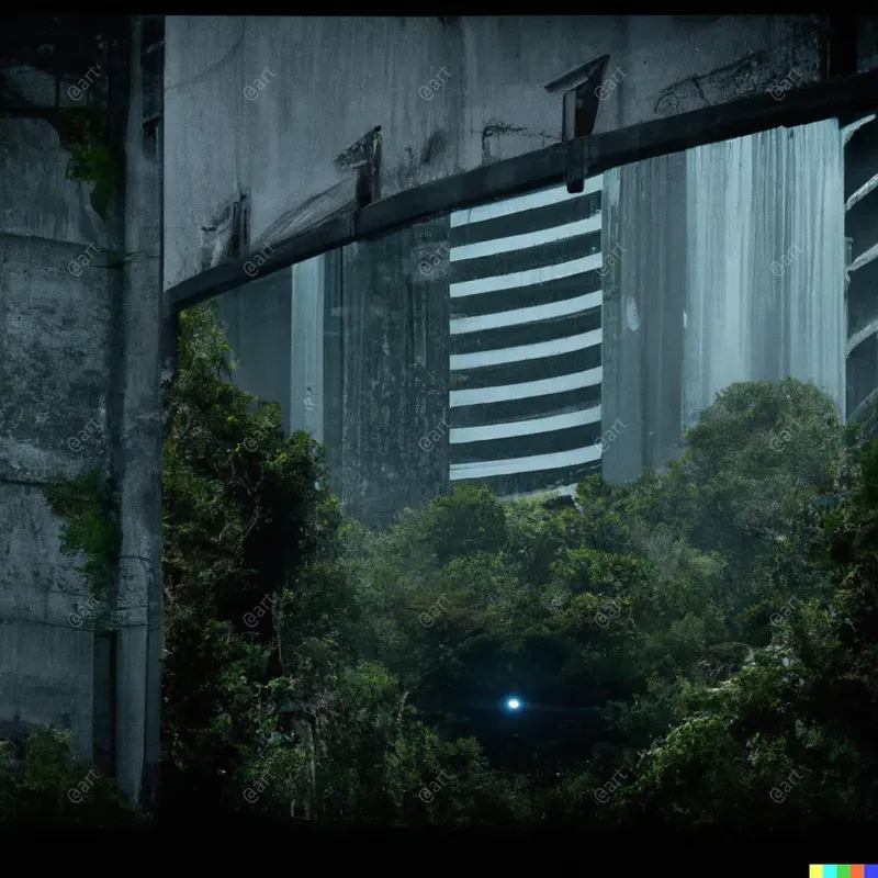 Overgrown Jungle Background