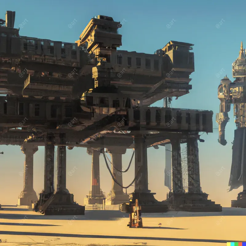 Sci-fi Digital Painting Wallpaper