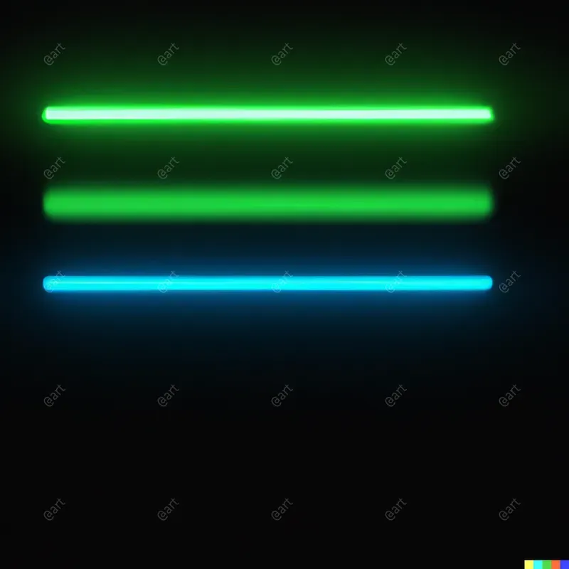 Neon Letters Numbers Symbols