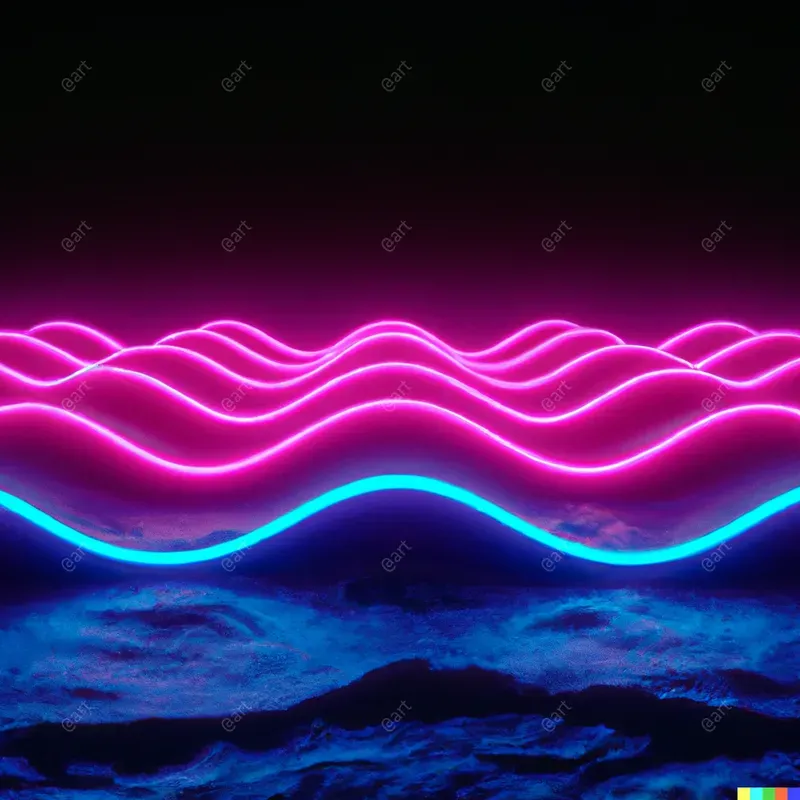 Neon Letters Numbers Symbols