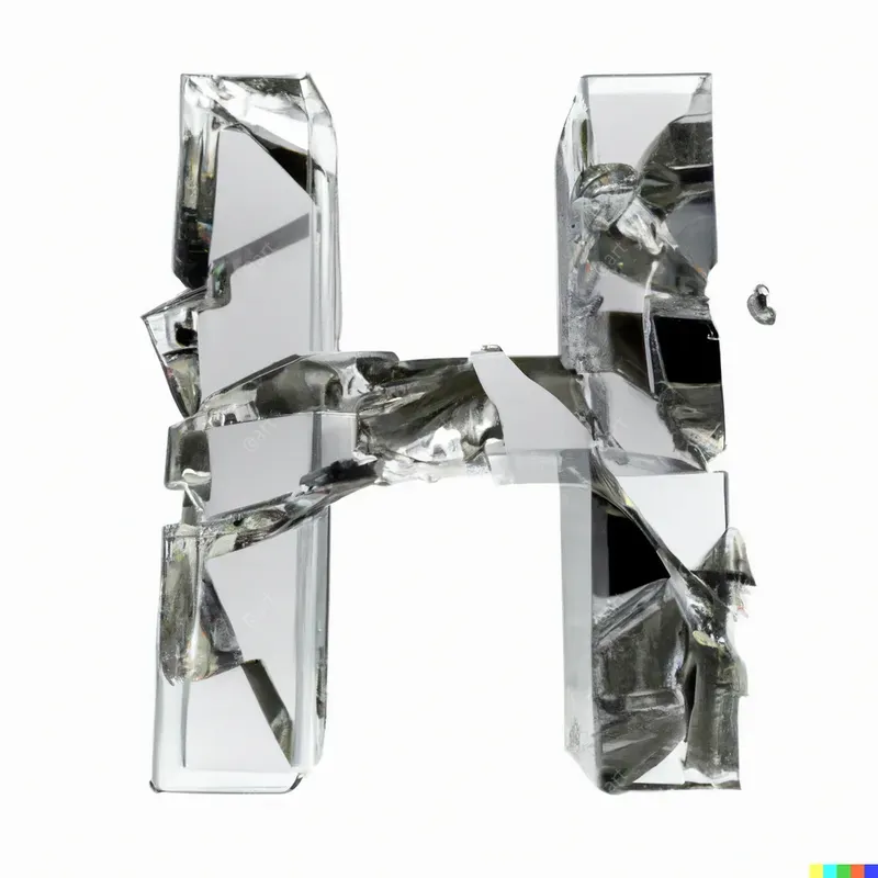 Letters Of Shattered Glass Mirrors
