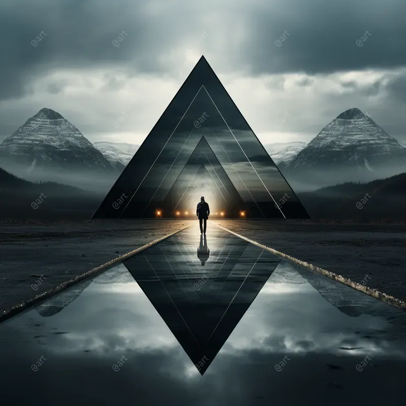 Pink Floyd Style Album Art