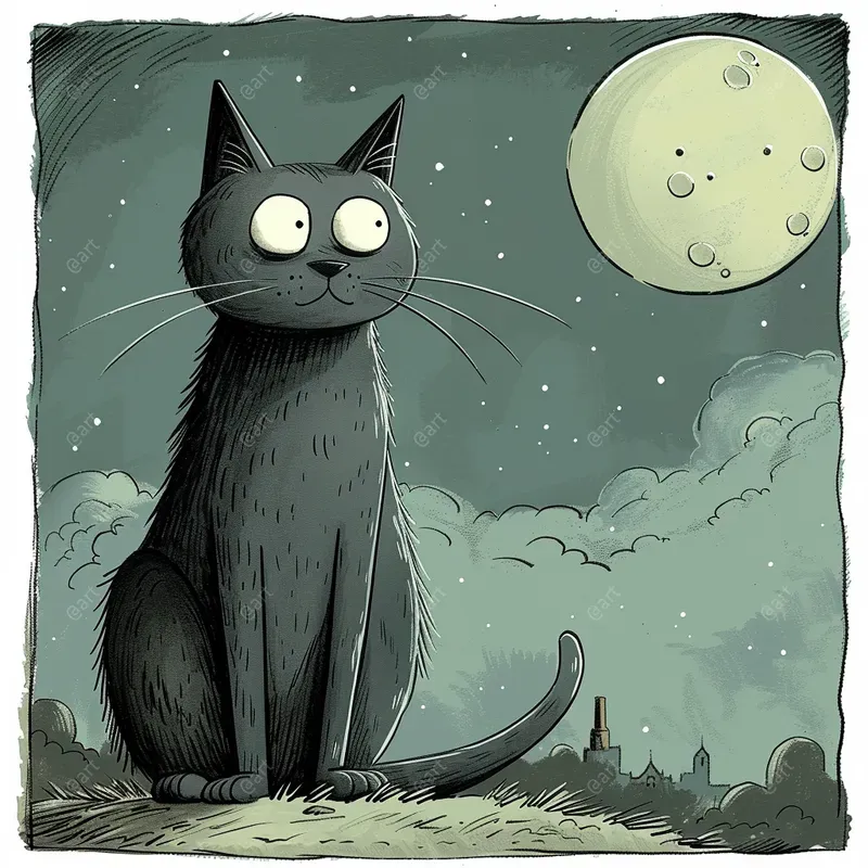 Playful Storybook Art