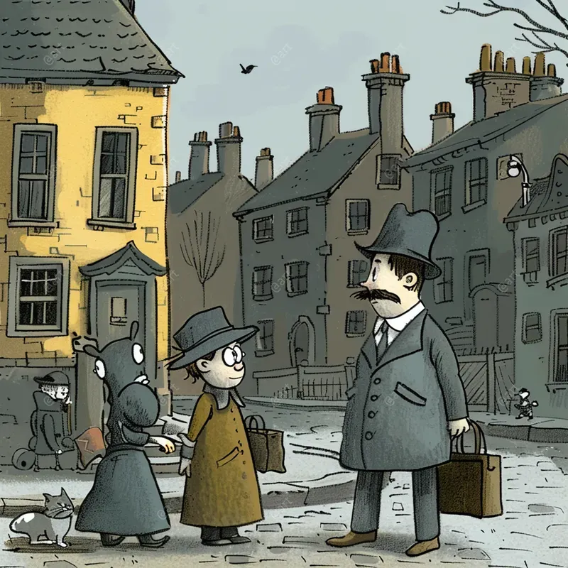 Playful Storybook Art