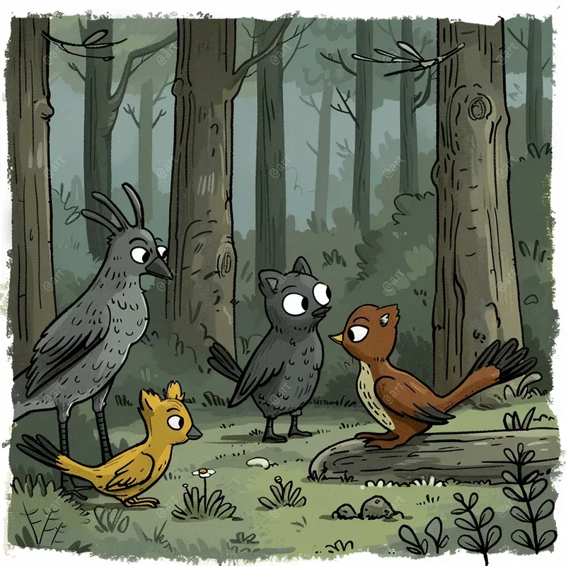 Playful Storybook Art