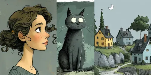 Playful Storybook Art generated by midjourney