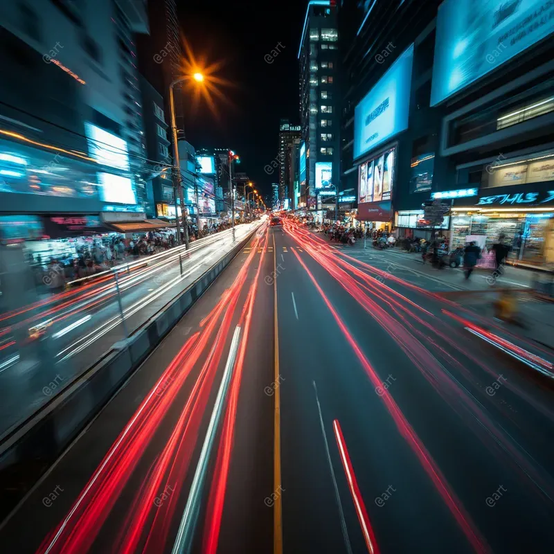 Experimental Motion Blur Photographs